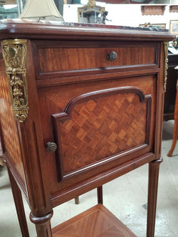 French Louis XVI Style Single Bedside Cabinet | Antique & Vintage | Moonee Ponds Antiques | Australia Wide Delivery