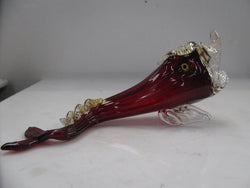 Venetian Ruby Glass Fish | Antique & Vintage | Moonee Ponds Antiques | Australia Wide Delivery