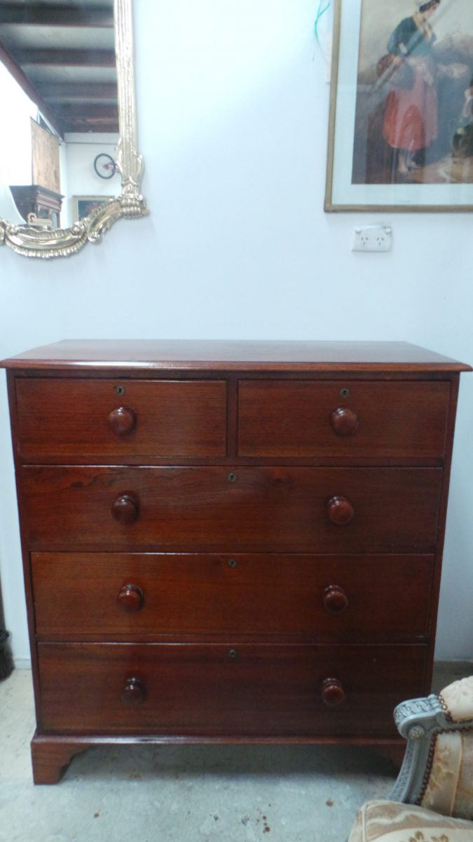 Antique Cedar Chest of Drawers | Antique & Vintage | Moonee Ponds Antiques | Australia Wide Delivery