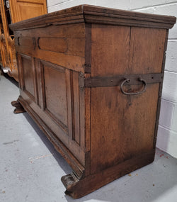 French Oak Early 19th Century Trunk | Antique & Vintage | Moonee Ponds Antiques | Australia Wide Delivery