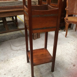 Black Wood Arts And Crafts Planter