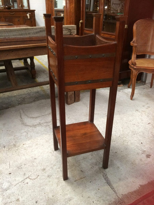 Black Wood Arts And Crafts Planter