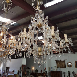 A Parisian Crystal Chandelier | Antique & Vintage | Moonee Ponds Antiques | Australia Wide Delivery