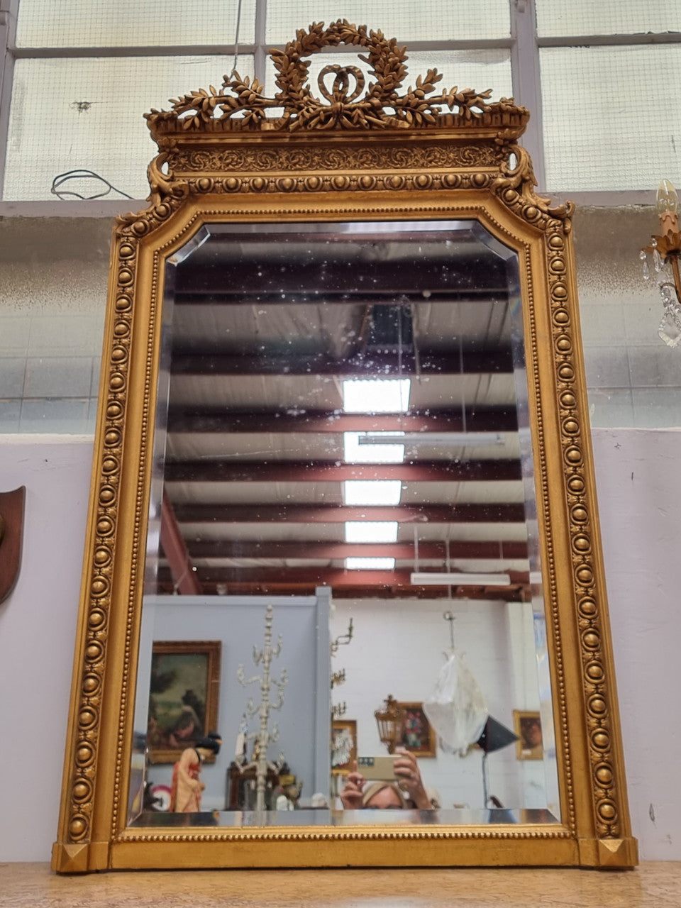 Napoleon III Gilt Mantle Mirror With Original Mirror | Antique & Vintage | Moonee Ponds Antiques | Australia Wide Delivery