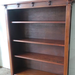 Fabulous Arts and Crafts Blackwood Open Bookcase