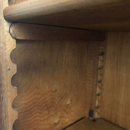 French Style Oak Open Bookcase