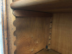 French Style Oak Open Bookcase | Antique & Vintage | Moonee Ponds Antiques | Australia Wide Delivery