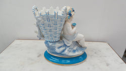Stunning German Porcelain Cherub Vase | Antique & Vintage | Moonee Ponds Antiques | Australia Wide Delivery