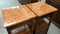 Pair Of French Arts & Crafts Bedside Cabinets | Antique & Vintage | Moonee Ponds Antiques | Australia Wide Delivery