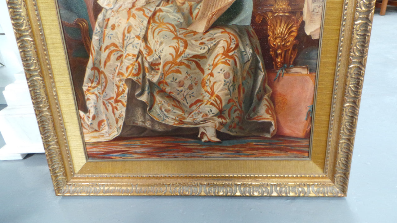 Antique Framed Oleograph | Antique & Vintage | Moonee Ponds Antiques | Australia Wide Delivery