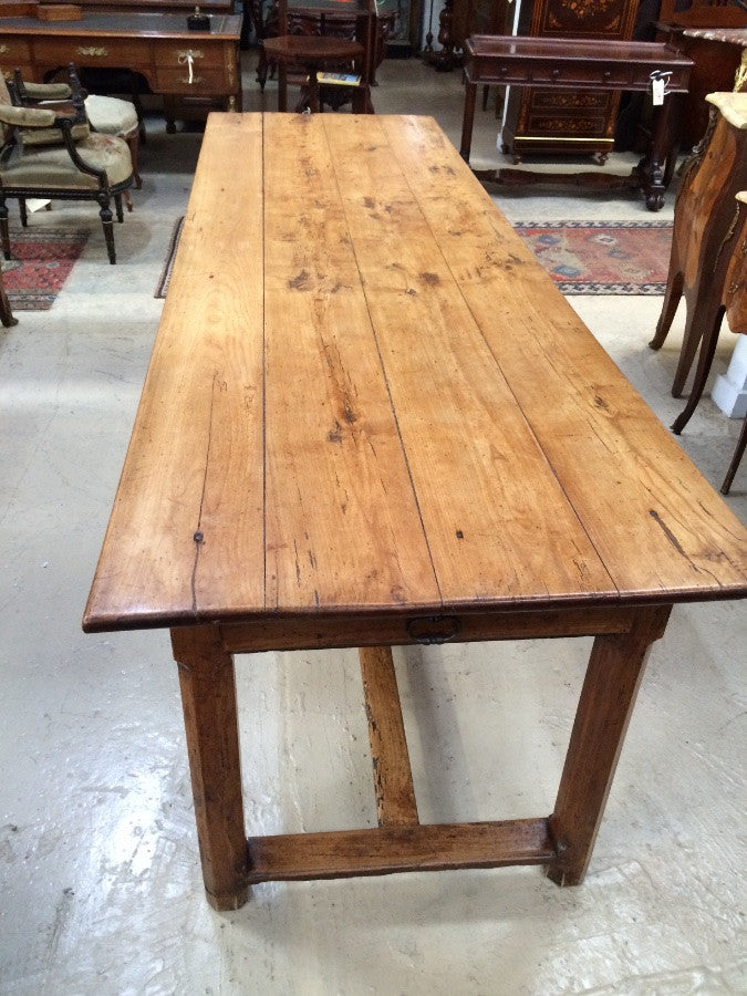French Cherrywood Farmhouse Table | Antique & Vintage | Moonee Ponds Antiques | Australia Wide Delivery