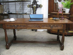 Fabulous French Oak Desk | Antique & Vintage | Moonee Ponds Antiques | Australia Wide Delivery