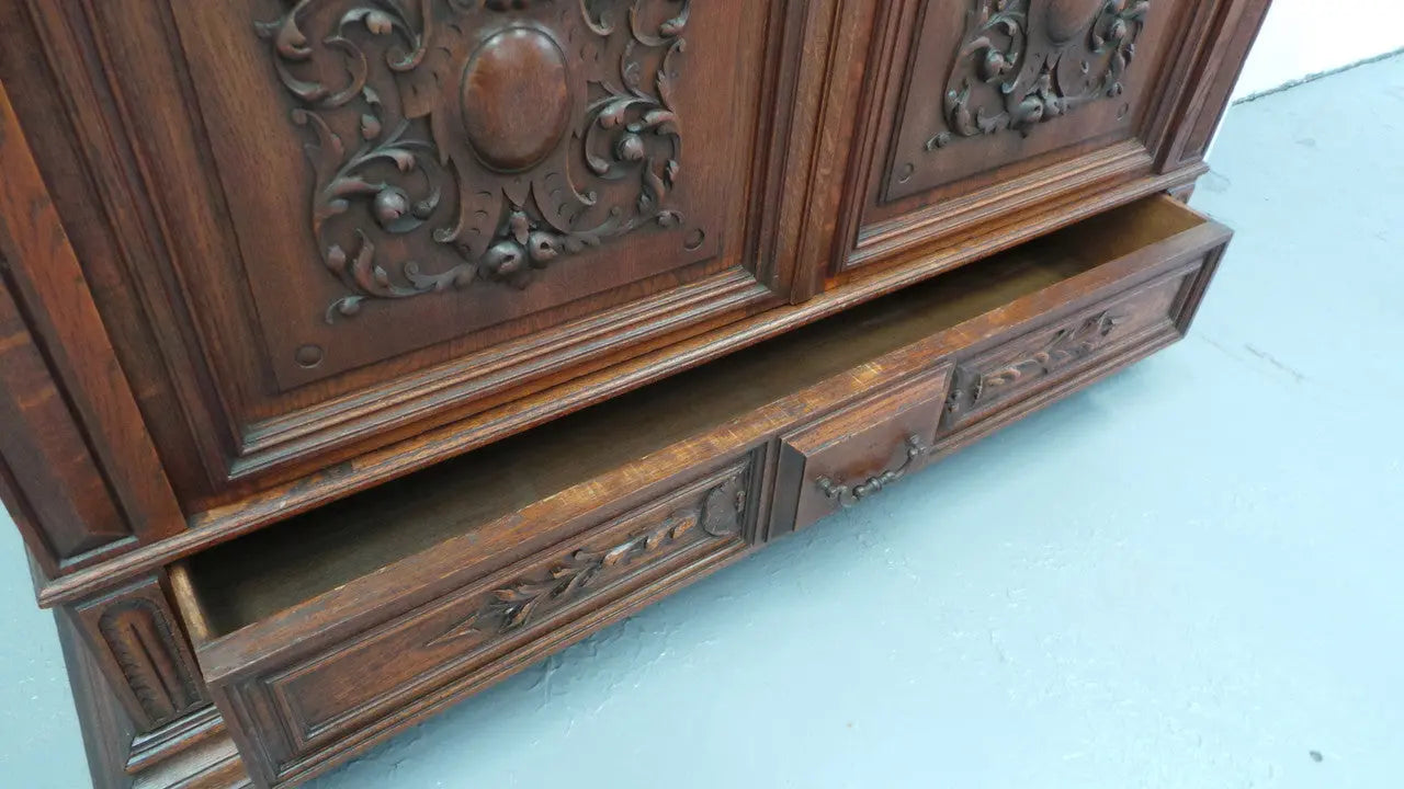 French Oak Henry II Bookcase | Antique & Vintage | Moonee Ponds Antiques | Australia Wide Delivery