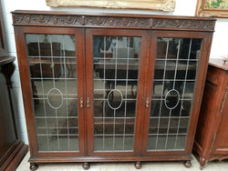 Australian Tudor Led Light Bookcase | Antique & Vintage | Moonee Ponds Antiques | Australia Wide Delivery