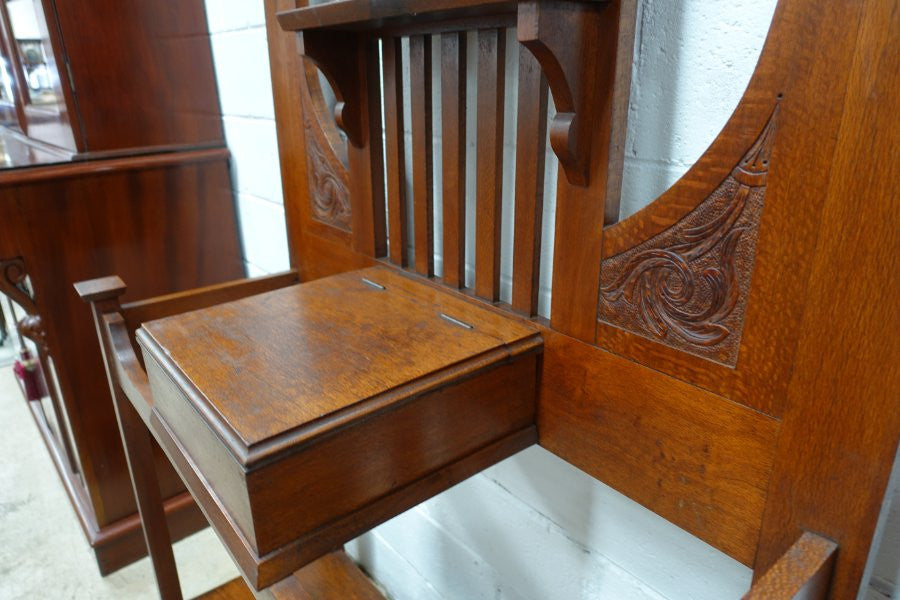 Australian Arts and Crafts Hall Stand | Antique & Vintage | Moonee Ponds Antiques | Australia Wide Delivery