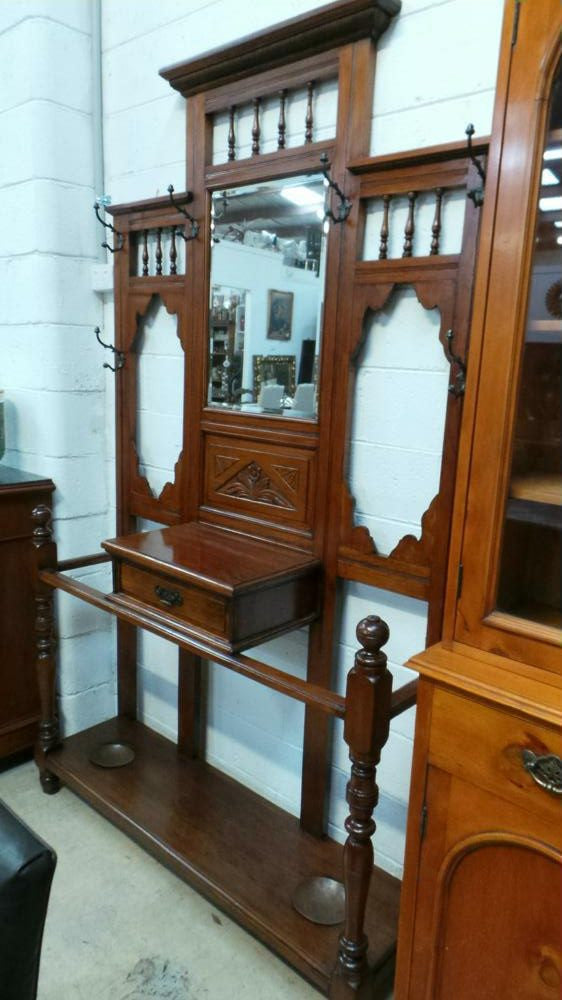 Australian Federation Hallstand | Antique & Vintage | Moonee Ponds Antiques | Australia Wide Delivery