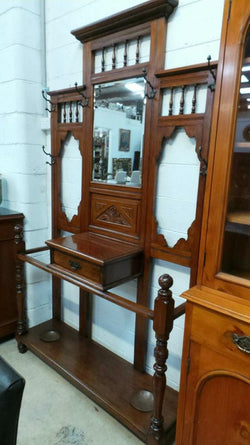 Australian Federation Hallstand | Antique & Vintage | Moonee Ponds Antiques | Australia Wide Delivery