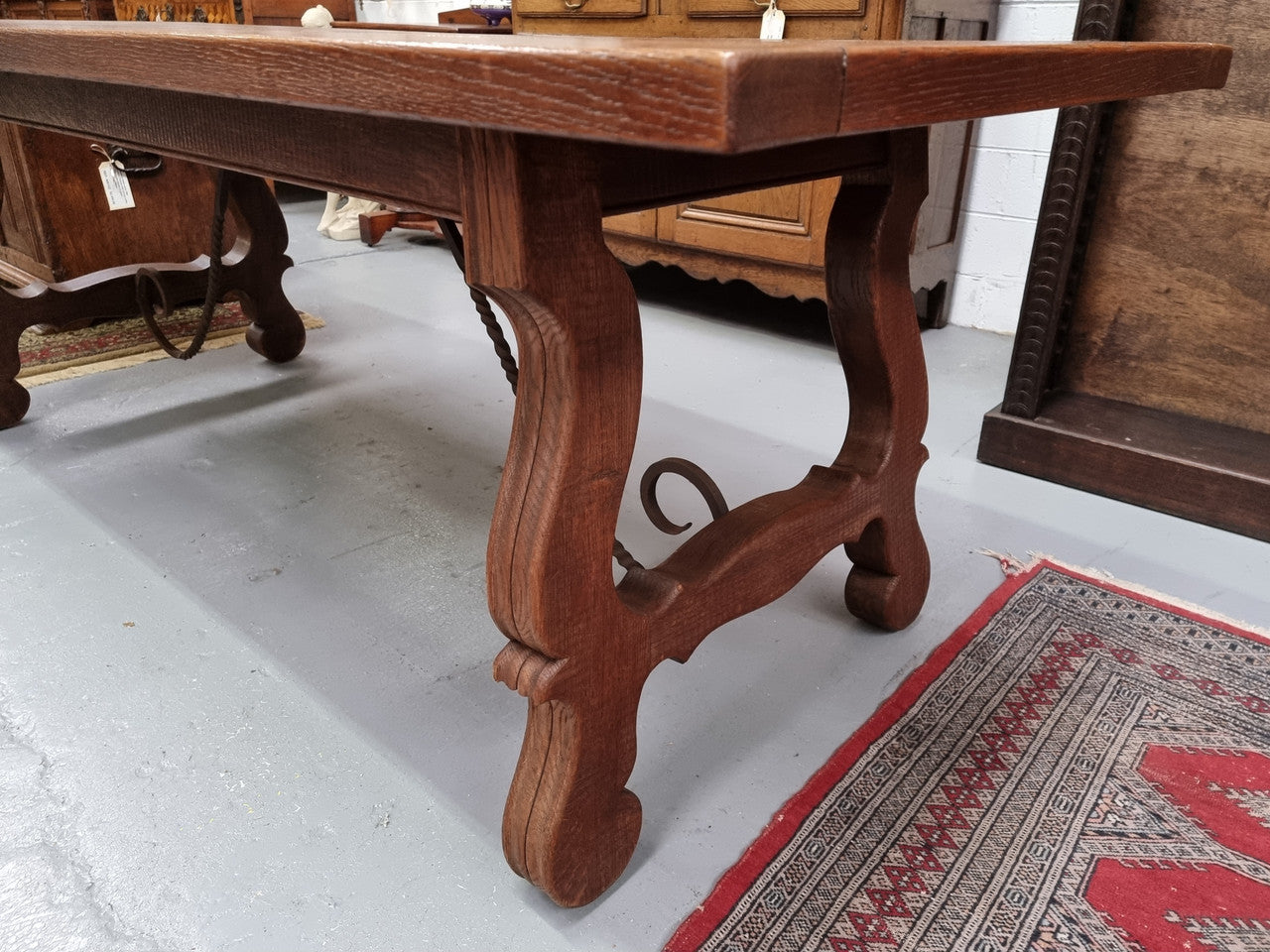 French Oak Spanish Style Farmhouse Table | Antique & Vintage | Moonee Ponds Antiques | Australia Wide Delivery