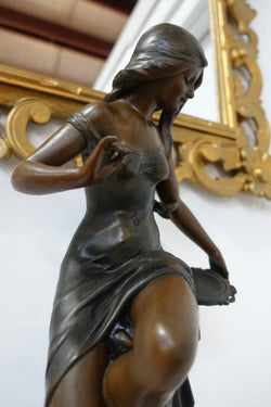 French Cold Painted Spelter Figure | Antique & Vintage | Moonee Ponds Antiques | Australia Wide Delivery