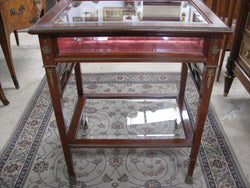 Glass Top Mahogany Display Cabinet | Antique & Vintage | Moonee Ponds Antiques | Australia Wide Delivery