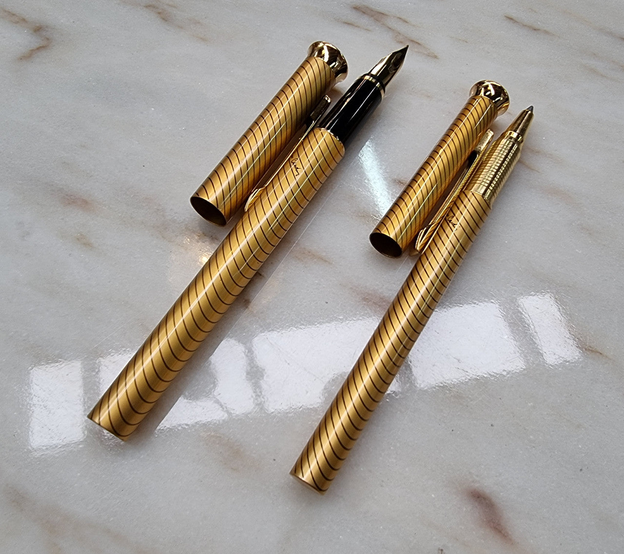 Beautiful Vintage Pierre Cardin pen and fountain pen set.