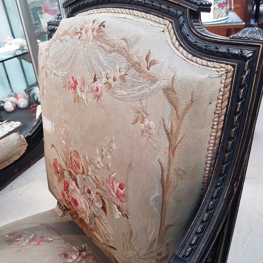 Antique Tapestry Chair