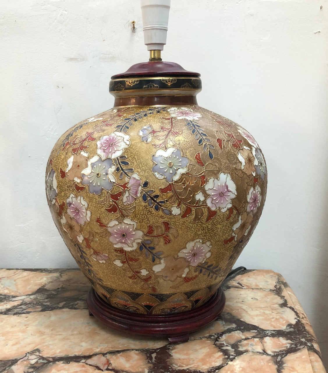 Beautiful Oriental Lamp Base | Antique & Vintage | Moonee Ponds Antiques | Australia Wide Delivery