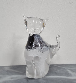 Signed Swedish Minne Fran Art Glass Cat | Antique & Vintage | Moonee Ponds Antiques | Australia Wide Delivery