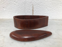 Vintage Unusual Shaped Cedar Box | Antique & Vintage | Moonee Ponds Antiques | Australia Wide Delivery