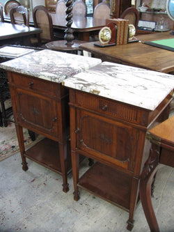 French Mahogany Bedside Cabinets | Antique & Vintage | Moonee Ponds Antiques | Australia Wide Delivery