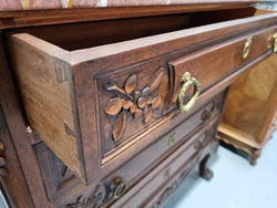 French Renaissance Style Marble Top Chest of Drawers | Antique & Vintage | Moonee Ponds Antiques | Australia Wide Delivery