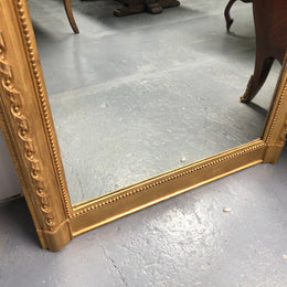 Beautiful Antique French 19th Century Bellepoque mantle mirror in good original condition.