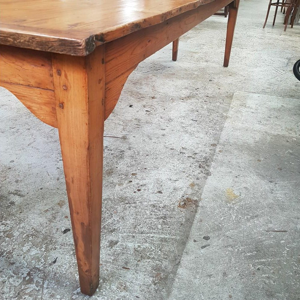 A Rare French Long Narrow Fruitwood Farmhouse Table | Antique & Vintage | Moonee Ponds Antiques | Australia Wide Delivery