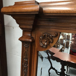 Large French Mantle Mirror