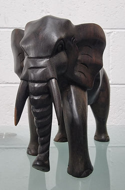 Vintage Ebony Elephant | Antique & Vintage | Moonee Ponds Antiques | Australia Wide Delivery
