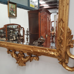 French 19th Century Gilt Wall Mirror