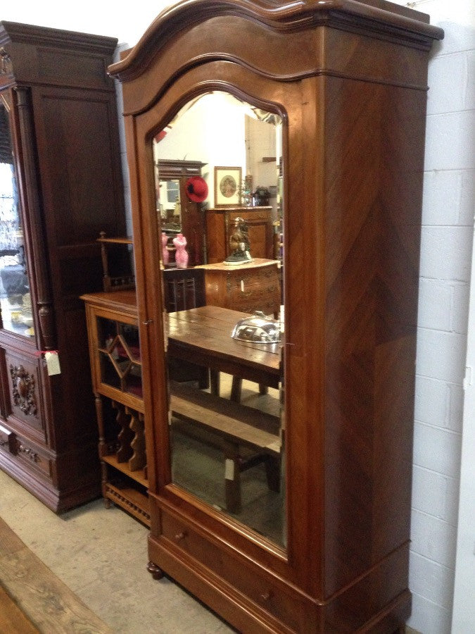 French Walnut Armoire | Antique & Vintage | Moonee Ponds Antiques | Australia Wide Delivery