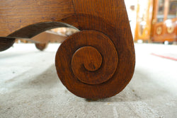 French Spanish Style Parquetry Top Extension Table | Antique & Vintage | Moonee Ponds Antiques | Australia Wide Delivery