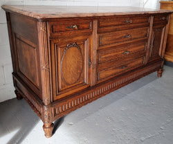 Lovely French Oak Carved Sideboard | Antique & Vintage | Moonee Ponds Antiques | Australia Wide Delivery