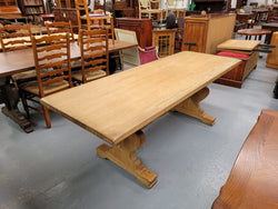 Stunning French Oak Farmhouse Table With Two Extension Leaves | Antique & Vintage | Moonee Ponds Antiques | Australia Wide Delivery