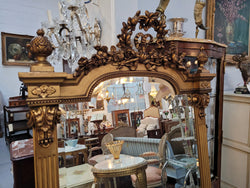 French Louis XVI Style Napoleon III Gilt Mantle Mirror | Antique & Vintage | Moonee Ponds Antiques | Australia Wide Delivery