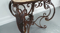 Vintage French Style Wrought Iron Bakers Table | Antique & Vintage | Moonee Ponds Antiques | Australia Wide Delivery