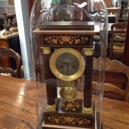 French Portico Clock