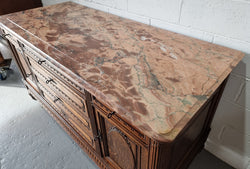 Lovely French Oak Carved Sideboard | Antique & Vintage | Moonee Ponds Antiques | Australia Wide Delivery