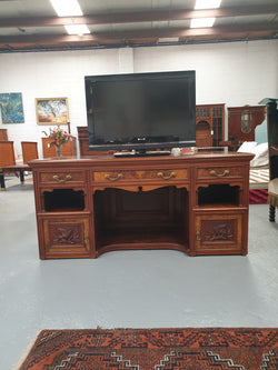 Victorian Burr Walnut Ideal TV Cabinet | Antique & Vintage | Moonee Ponds Antiques | Australia Wide Delivery