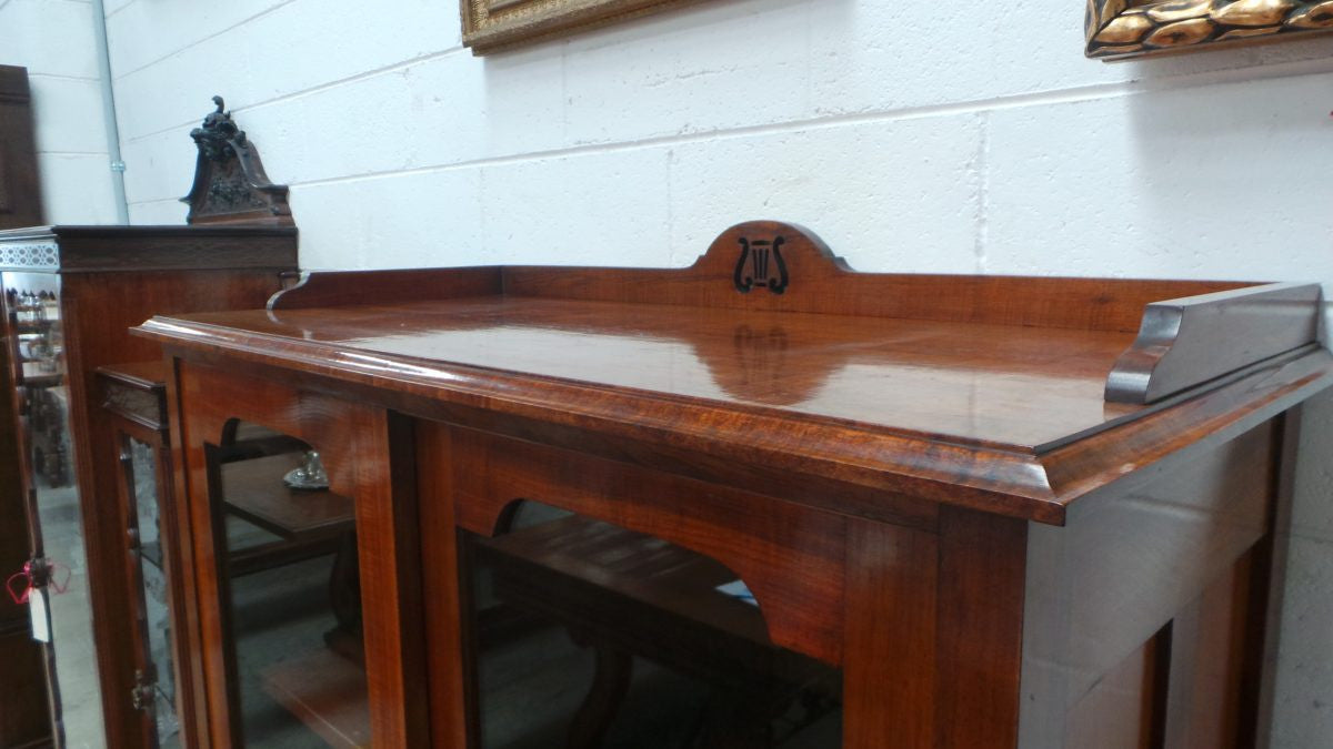Arts And Crafts Black Wood Cabinet | Antique & Vintage | Moonee Ponds Antiques | Australia Wide Delivery