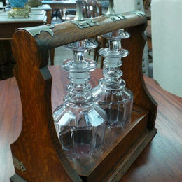 Late Georgian Tantalus Decanter Set