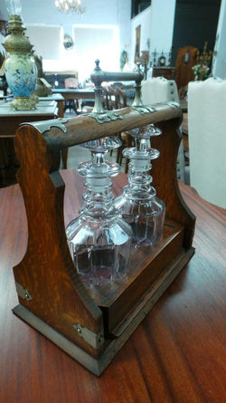 Late Georgian Tantalus Decanter Set | Antique & Vintage | Moonee Ponds Antiques | Australia Wide Delivery
