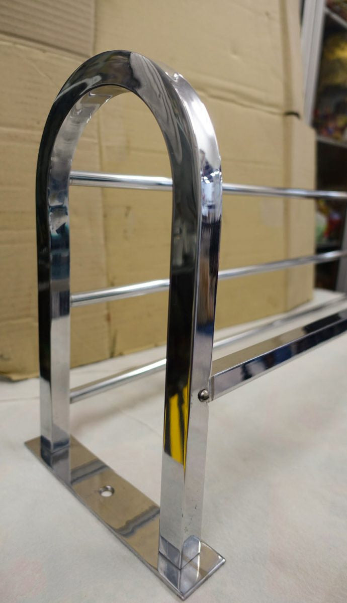 Art Deco Chrome Hanging Rack | Antique & Vintage | Moonee Ponds Antiques | Australia Wide Delivery