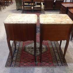 Pair Of French Louis XV Style Walnut Bedside Cabinets | Antique & Vintage | Moonee Ponds Antiques | Australia Wide Delivery
